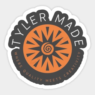 TylerMade Logo Orange Sticker